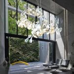 Floral Radiance Ceramic Tree Petal Chandelier - Image 19