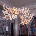 Floral Radiance Ceramic Tree Petal Chandelier - Image 21