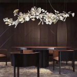 Floral Radiance Ceramic Tree Petal Chandelier - Image 16