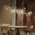Floral Radiance Ceramic Tree Petal Chandelier - Image 18