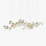 Floral Radiance Ceramic Tree Petal Chandelier - Image 32