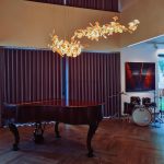 Floral Radiance Ceramic Tree Petal Chandelier - Image 8