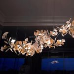 Floral Radiance Ceramic Tree Petal Chandelier - Image 11