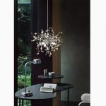 Stainless Steel Leaf Chandelier - Image 10