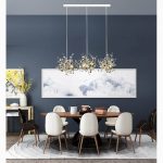 Stainless Steel Leaf Chandelier - Image 4