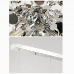 Stainless Steel Leaf Chandelier - Image 18