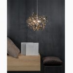 Stainless Steel Leaf Chandelier - Image 12