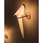 Paper Crane Bird Sconce - Image 11