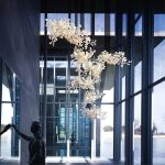 Floral Radiance Ceramic Tree Petal Chandelier Combination - Image 4