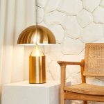 Geometric Metal Table Lamp