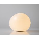 Irregular Oval White Pebbles Table Lamp - Image 5