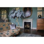 Ostrich Feather Brass Floor Lamp - Image 22