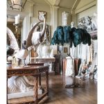 Ostrich Feather Brass Floor Lamp - Image 26