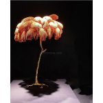 Ostrich Feather Brass Floor Lamp - Image 38