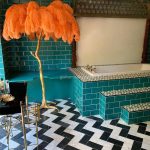 Ostrich Feather Brass Floor Lamp - Image 32