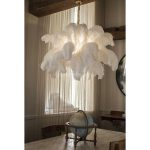 Ostrich Feather Chandelier - Image 4