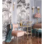 Ostrich Feather Brass Table Lamp - Image 35