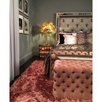 Ostrich Feather Brass Table Lamp - Image 42