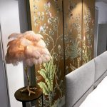 Ostrich Feather Brass Table Lamp - Image 43