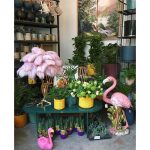 Ostrich Feather Brass Table Lamp - Image 47