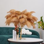 Ostrich Feather Brass Table Lamp - Image 25