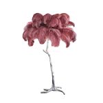 Ostrich Feather Brass Floor Lamp - Image 62