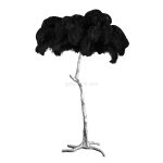 Ostrich Feather Brass Floor Lamp - Image 50