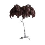 Ostrich Feather Brass Floor Lamp - Image 68