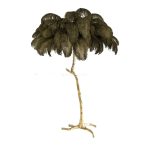 Ostrich Feather Brass Floor Lamp - Image 69