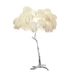 Ostrich Feather Brass Floor Lamp - Image 72