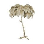 Ostrich Feather Brass Floor Lamp - Image 75