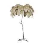 Ostrich Feather Brass Floor Lamp - Image 76
