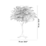 Ostrich Feather Brass Table Lamp - Image 50