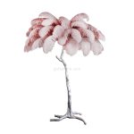 Ostrich Feather Brass Floor Lamp - Image 54