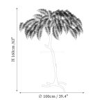 Ostrich Feather Brass Floor Lamp - Image 85