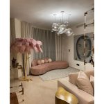 Ostrich Feather Brass Floor Lamp - Image 42