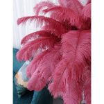 Ostrich Feather Brass Floor Lamp - Image 45