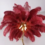 Ostrich Feather Brass Floor Lamp - Image 44