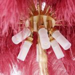 Ostrich Feather Brass Floor Lamp - Image 46