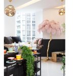 Ostrich Feather Brass Floor Lamp - Image 13