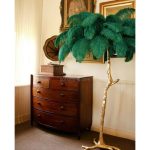 Ostrich Feather Brass Floor Lamp - Image 18