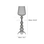 Lattice Elegance Floor Lamp - Image 38