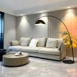 Crescent Gleam Modern Arc Floor Lamp - Image 10