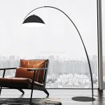 Crescent Gleam Modern Arc Floor Lamp - Image 3