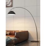 Crescent Gleam Modern Arc Floor Lamp - Image 25