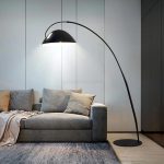 Crescent Gleam Modern Arc Floor Lamp - Image 2
