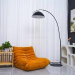 Crescent Gleam Modern Arc Floor Lamp - Image 6