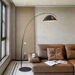 Crescent Gleam Modern Arc Floor Lamp - Image 9