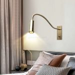 Embedded Flexible Bedside Wall Sconce
