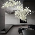 Floral Radiance Ceramic Tree Petal Chandelier Combined - Image 24